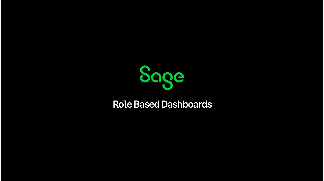 Sage Role Based Dashboard